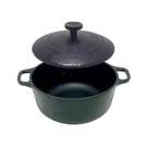 Panela Mini Ferro Alça Ferro com Tampa Porção Petisco 12cm Panela Mini Ferro Alça Ferro com Tampa Porção Petisco 12cm