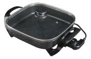 Panela Multifuncional Elétrica Quadrada 30cm Grill Antiaderente Portátil Mangiare Agratto Apeq01i Panela Multifuncional Elétrica Quadrada 30cm Grill Antiaderente Portátil Mangiare Agratto Apeq01i
