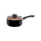 Panela Paris Alumínio Int Antiaderente Ext de Poliéster Preto 18cm 2,1L PATP3 - Tramontina 27815748 Panela Paris Alumínio Int Antiaderente Ext de Poliéster Preto 18cm 2,1L PATP3 - Tramontina 27815748