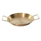 Panela Pergaminho Paella 26cm Dourada De Inox Frigopro