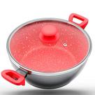 Panela Philco Definitive PPH280APR Redstone com Tampa de Vidro 6,1L Cinza e Vermelho