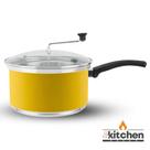 Panela Pipoqueira Top 3 Litros Aluminio com Tampa de Vidro Cor:Amarelo