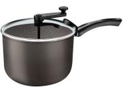 Panela Pipoqueira Tramontina Antiaderente de Alumínio 4,8L 22cm Chumbo Paris