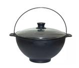 Panela Polenteira Ferro Fundido Tampa Vidro 5,5 Lts Panela Polenteira Ferro Fundido Tampa Vidro 5,5 Lts
