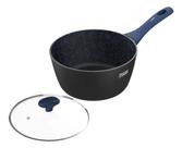 Panela Polishop Ichef Home Sauce Shark Azul 20cm com Tampa