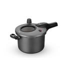 Panela Pressão 4,5L Com Visor Tampa Externa Antiaderente