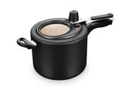 Panela Pressão C/ Visor Fecham Interno 4,5L Preta MTA