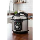 Panela Pressão Elétrica 4L Inox 840W 220V Rápida Segura