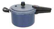 Panela Pressão Fechamento Externo 4,5 L Antiaderente Azul Cor Azul-aço