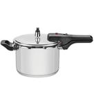 Panela Pressão Inox Fundo Triplo Indução Tramontina Brava 6 Litros