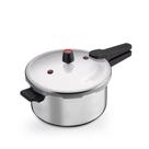 Panela Pressao Ppfe7 7L Aluminio Polido Com Trava Externa - Aluminio Nacional