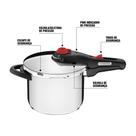 Panela Pressão Tramontina Solar Inox 22cm 3L