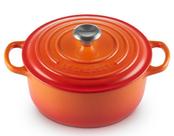 Panela Redonda Signature 20cm Laranja - Le Creuset (Cód.0049) Panela Redonda Signature 20cm Laranja - Le Creuset (Cód.0049)