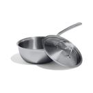 Panela Saucier Made In 2 Quartos Aço Inoxidável 5-Ply para Indução