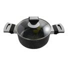 Panela StoneChef Tampa de Vidro 20cm - Preta
