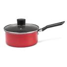 Panela Tampa Garlic Vermelho 18x8 cm 1,75 Litros - 7001/357 - BRINOX Panela Tampa Garlic Vermelho 18x8 cm 1,75 Litros - 7001/357 - BRINOX