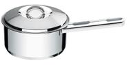 Panela Tramontina em Aço Inox Fundo Triplo com Tampa e Cabo 16 cm de diâmetro 1,4 L