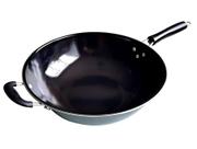 Panela Wok Antiaderente Fratelli Inox Profissional Preta 34cm Panela Wok Antiaderente Fratelli Inox Profissional Preta 34cm