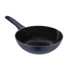 Panela Wok Antiaderente para Indução 28 Cm Everyday Azul