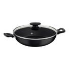 Panela wok antiaderente tramontina loreto grafite 28cm 3,3l