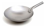 Panela Wok De Ferro Torki Com Cabo 41cm