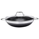 Panela Wok em aço Inox 34cm 5L Hive