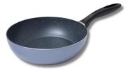 Panela Wok Frigideira Antiaderente Cerâmica 24 Cm 2.3L Jeans - Brinox