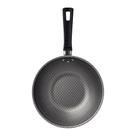 Panela Wok Loreto em Alumínio com Revestimento Interno e Externo Antiaderente Starflon Max 24cm Vermelha - Tramontina
