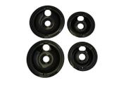 Panelas de gotejamento KITCHEN BASICS 101 WB31M20 WB31M19 para GE Range 4 unidades