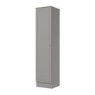 Paneleiro 01 Porta com 05 prateleiras 50cm Americana C372 Cinza - Henn