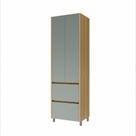 Paneleiro 2 Portas 2 Gavetas Rainha 70cm 100 Mdf - Nesher