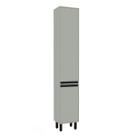 Paneleiro 36,8 Cm Koya 2 Portas 2 Prateleiras Verde Oliva - Politorno