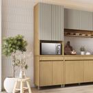 Paneleiro 4 Portas 1 Gaveta Simone Mendes 100% Mdf