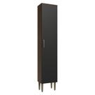 Paneleiro 40 cm 1 Porta Rustic/Preto Lille Madesa Paneleiro 40 cm 1 Porta Rustic/Preto Lille Madesa