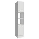 Paneleiro 40 cm 2 Portas e 2 Nichos Branco Agata Madesa
