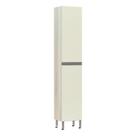 Paneleiro 40 Cm Raso 2 Portas Luci Legno Crema Com Kashmir