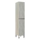 Paneleiro 40Cm 2 Portas Luci Legno Crema Com Concreto Paneleiro 40Cm 2 Portas Luci Legno Crema Com Concreto