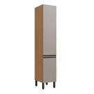 Paneleiro 40cm Com 2 Portas Quitida Montana/fumê