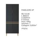 Paneleiro 4P - Modúlos Sabrina