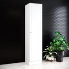 Paneleiro 50cm 100% MDF 01 Porta com 05 Prateleiras Branco HP Americana Paneleiro 50cm 100% MDF 01 Porta com 05 Prateleiras Branco HP Americana