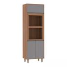 Paneleiro 70 cm Duplo Nicho 2 Portas de abrir 1 Porta Basculante 1 Prateleira Isa Luciane Móveis Paneleiro 70 cm Duplo Nicho 2 Portas de abrir 1 Porta Basculante 1 Prateleira Isa Luciane Móveis
