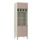 Paneleiro 70 Cm Duplo Nicho Luci Legno Crema Com Connect Paneleiro 70 Cm Duplo Nicho Luci Legno Crema Com Connect