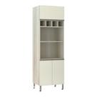 Paneleiro 70 Cm Duplo Nicho Luci Legno Crema Com Kashmir