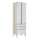 Paneleiro 70Cm 2 Portas 2 Gavetas 1 Gavetão Lis Legno Crema