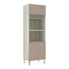 Paneleiro 70cm 3 Portas com Espaço para Forno e Micro-ondas