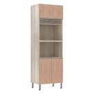 Paneleiro 70cm 3 Portas com Espaço para Forno e Micro-ondas