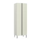 Paneleiro 70Cm Duplo 2 Portas Luci Legno Crema Com Kashmir