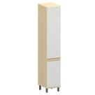 Paneleiro Alto 40 cm 2 Portas 4 Prateleiras Aurora
