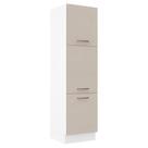 Paneleiro Armário de Cozinha 60 cm 3 Portas Branco/Crema Agata Madesa