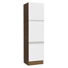 Paneleiro Armário de Cozinha 60 cm 3 Portas Rustic/Branco Glamy Madesa